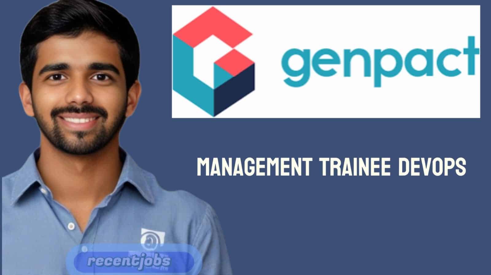 Genpact Hiring Management Trainee Devops 2024 - Recent Jobs